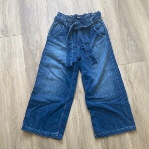 Wide Leg Denim Pants